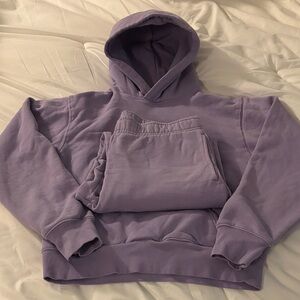 Aritzia TNA Cozy Boyfriend Fleece Set